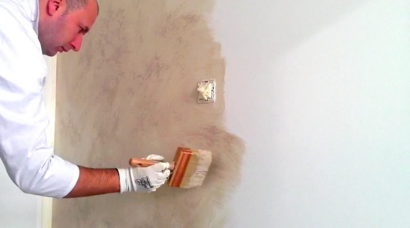 procedure pour appliquer la peinture sablee